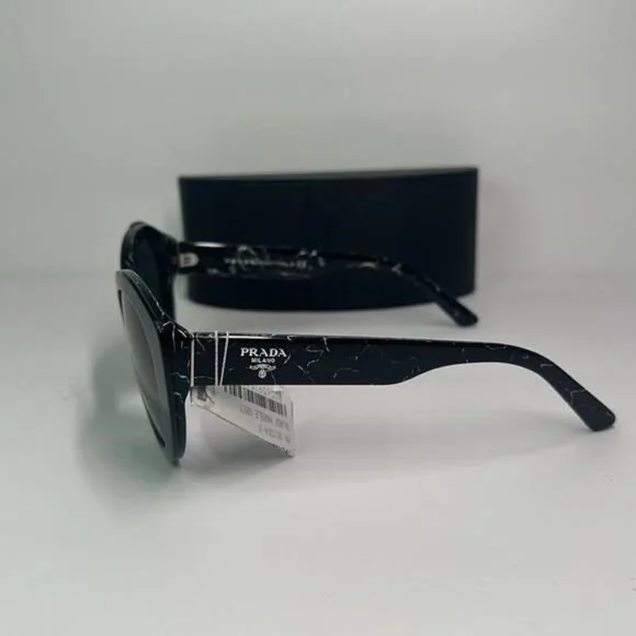 New Authentic- PRADA Dark Grey Cat Eye Ladies Sunglasses PR 01YS 09V5S0 54 - Picture 14 of 16